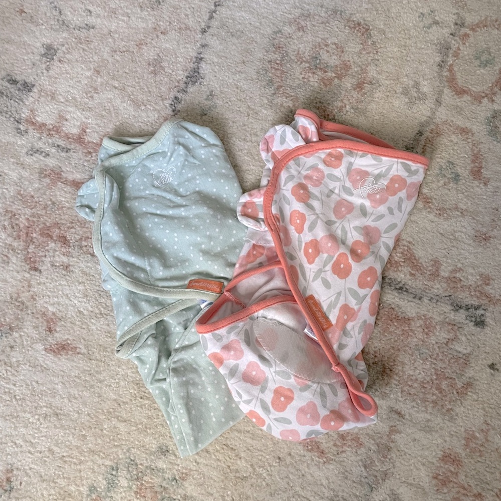 SwaddleMe Original Swaddle Wraps Newborn 2-pack S/M